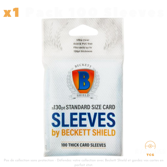 Pack 100 sleeves Beckett Shield